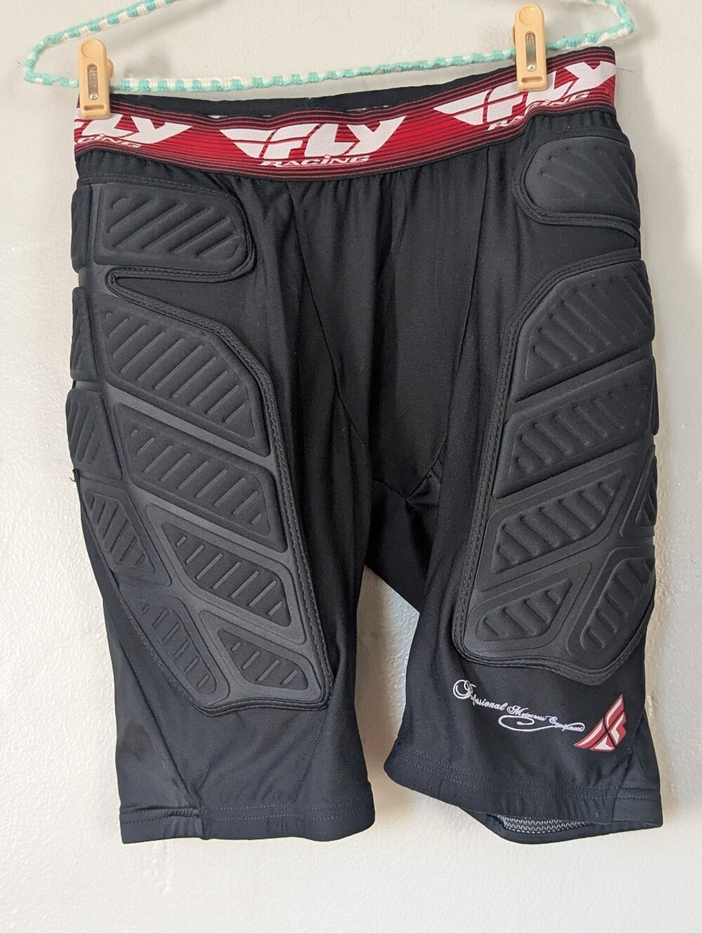 Fly Racing Protective Impact Short Padded Compression Shorts XL